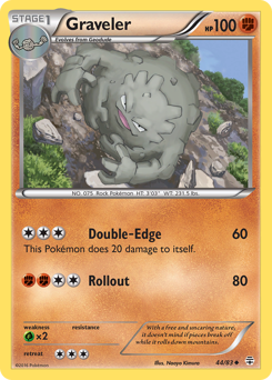 Graveler, Generations #44, Pokémon TCG card