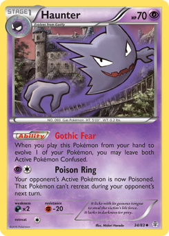 Haunter, Generations #34, Pokémon TCG card
