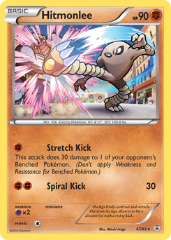 Hitmonlee, Generations #47, Pokémon TCG card