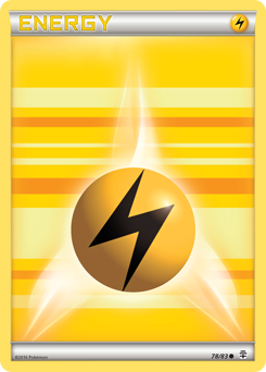 Lightning Energy, Generations #78, Pokémon TCG card