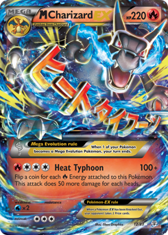 M Charizard-EX, Generations #12, Pokémon TCG card