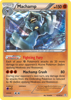 Machamp, Generations #42, Pokémon TCG card