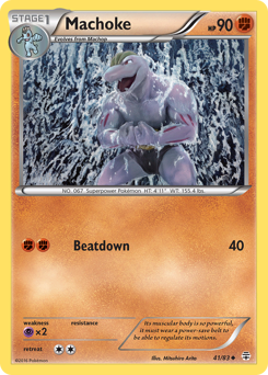 Machoke, Generations #41, Pokémon TCG card