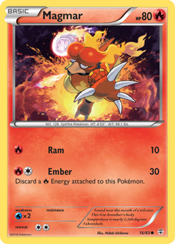 Magmar, Generations #16, Pokémon TCG card