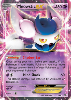 Meowstic-EX, Generations #37, Pokémon TCG card