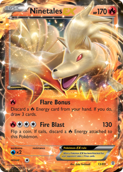 Ninetales-EX, Generations #13, Pokémon TCG card
