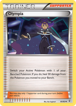 Olympia, Generations #66, Pokémon TCG card