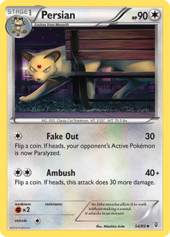 Persian, Generations #54, Pokémon TCG card