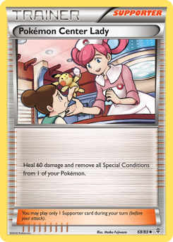 Pokémon Center Lady, Generations #68, Pokémon TCG card