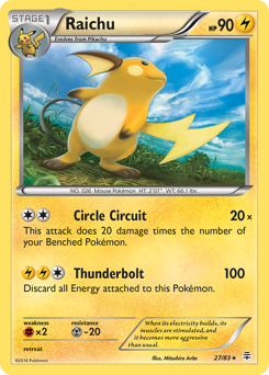 Raichu, Generations #27, Pokémon TCG card