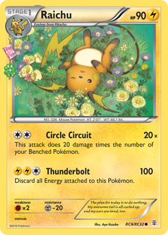 Raichu, Generations #RC9, Pokémon TCG card