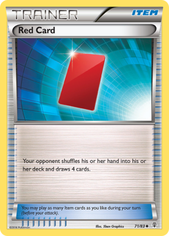 Red Card, Generations #71, Pokémon TCG card