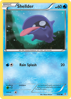 Shellder, Generations #19, Pokémon TCG card