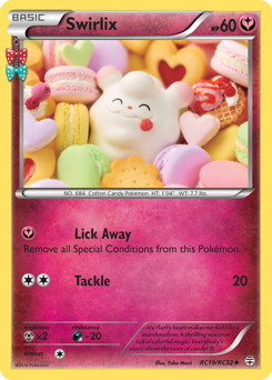 Swirlix, Generations #RC19, Pokémon TCG card