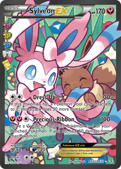 Sylveon-EX, Generations #RC32, Pokémon TCG card