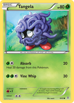 Tangela, Generations #8, Pokémon TCG card