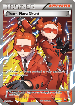 Team Flare Grunt, Generations #73a, Pokémon TCG card