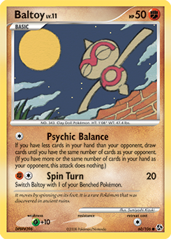Baltoy, Great Encounters #60, Pokémon TCG card