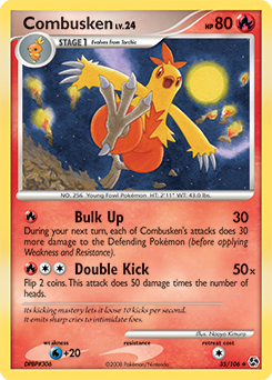 Combusken, Great Encounters #35, Pokémon TCG card