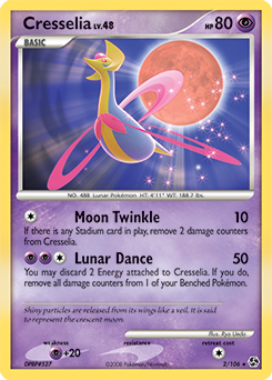 Cresselia, Great Encounters #2, Pokémon TCG card