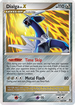 Dialga LV.X, Great Encounters #105, Pokémon TCG card