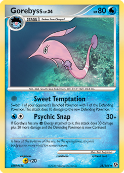Gorebyss, Great Encounters #38, Pokémon TCG card