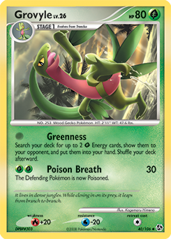 Grovyle, Great Encounters #40, Pokémon TCG card
