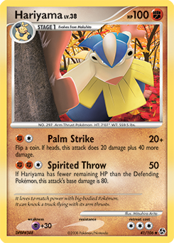Hariyama, Great Encounters #41, Pokémon TCG card
