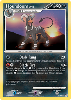 Houndoom, Great Encounters #18, Pokémon TCG card