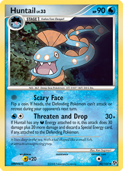 Huntail, Great Encounters #42, Pokémon TCG card