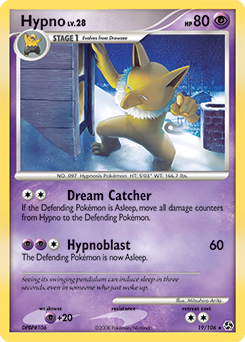 Hypno, Great Encounters #19, Pokémon TCG card