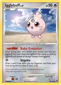 Igglybuff, Great Encounters #70, Pokémon TCG card