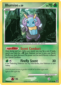 Illumise, Great Encounters #71, Pokémon TCG card