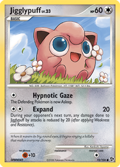 Jigglypuff, Great Encounters #72, Pokémon TCG card