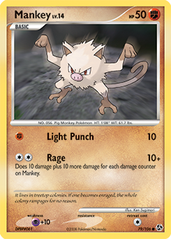 Mankey, Great Encounters #79, Pokémon TCG card