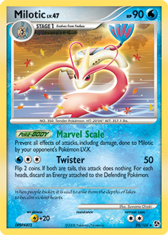Milotic, Great Encounters #25, Pokémon TCG card