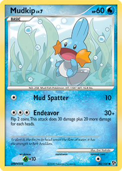 Mudkip, Great Encounters #80, Pokémon TCG card