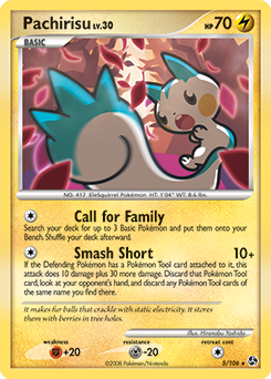 Pachirisu, Great Encounters #5, Pokémon TCG card