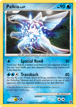 Palkia, Great Encounters #26, Pokémon TCG card