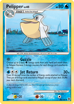 Pelipper, Great Encounters #48, Pokémon TCG card