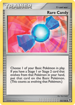Rare Candy, Great Encounters #102, Pokémon TCG card