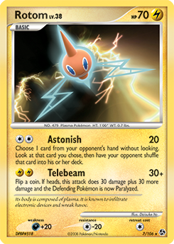 Rotom, Great Encounters #7, Pokémon TCG card