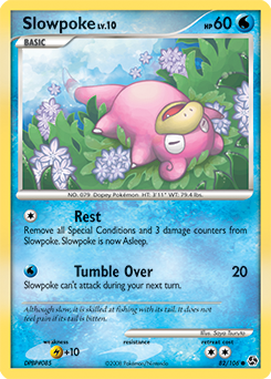 Slowpoke, Great Encounters #82, Pokémon TCG card