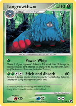 Tangrowth, Great Encounters #10, Pokémon TCG card