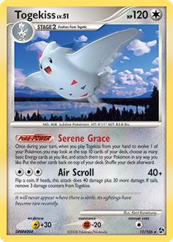 Togekiss, Great Encounters #11, Pokémon TCG card