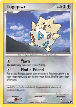 Togepi, Great Encounters #88, Pokémon TCG card