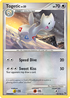 Togetic, Great Encounters #55, Pokémon TCG card