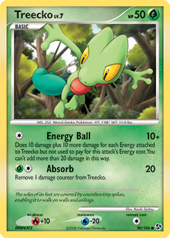 Treecko, Great Encounters #90, Pokémon TCG card