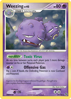 Weezing, Great Encounters #31, Pokémon TCG card