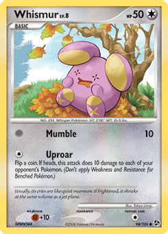 Whismur, Great Encounters #94, Pokémon TCG card